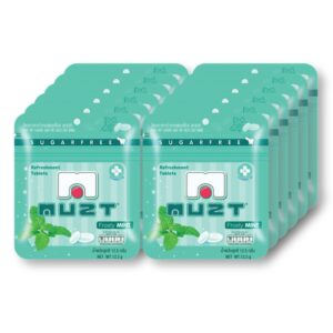 makro-snack-2415 มัสท์ เม็ดอมปราศจากน้ําตาล ฟรอสตี้มินต์ 12.5 ก. x 12