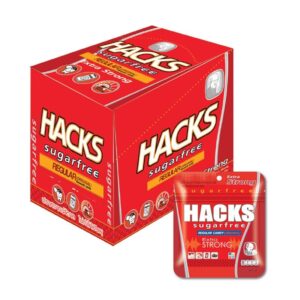 makro-snack-2441 แฮ็คส์ ลูกอมชูการ์ฟรี เรกูล่าร์ 20.5 ก. x 12
