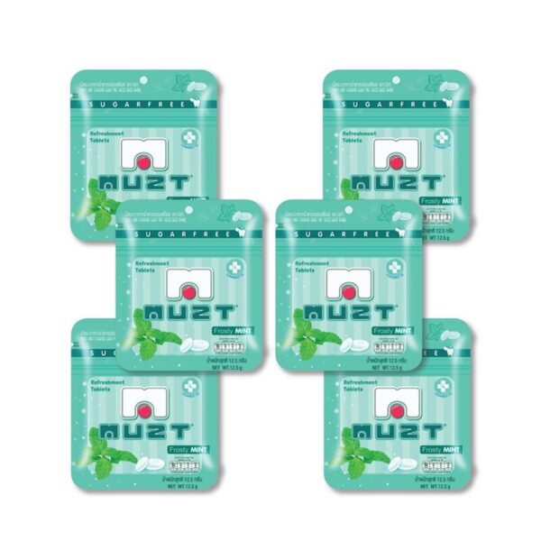 มัสท์ เม็ดอมปราศจากน้ําตาล ฟรอสตี้มินต์ 12.5 ก. x 6
