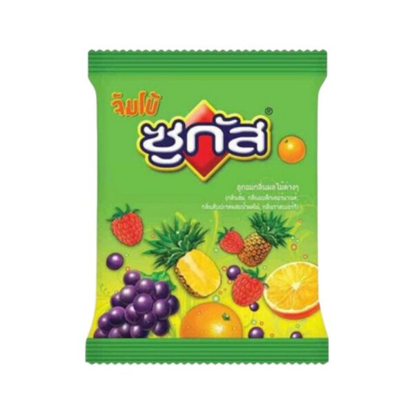 Sugus Jumbo ซูกัสจัมโบ้ ลูกอมรสผลไม้รวม 45 กรัม*มีให้เลือกหลายแพ็กไซซ์