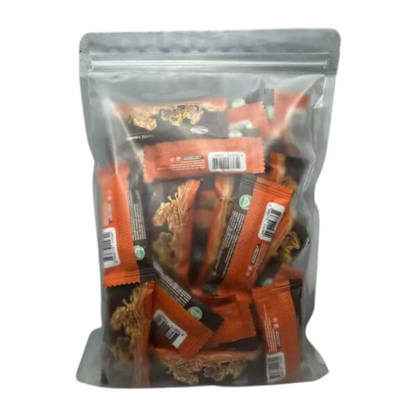 makro-snack-2464 ลูกอมทอฟฟี่ถั่วเคลือบคาราเมล ลูกอมโบราณ ขนมตุบตับผสมถั่วลิสง อัลมอนด์ กรอบ หอม อร่อย Toffee Caremel Nut crisp 36 ชิ้น