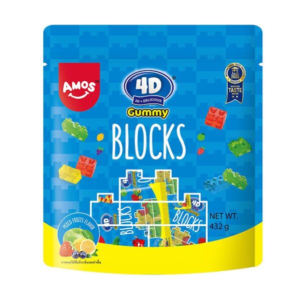makro-snack-2489 เอมอส โฟร์ดี กัมมี่บล็อก 432 ก.