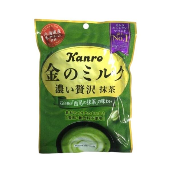 คันโระ มัทชะ แคนดี้ ลูกอม รสชาเขียวผสมนมฮอกไกโด 61 กรัม Kanro Matcha Milk Candy 61g.