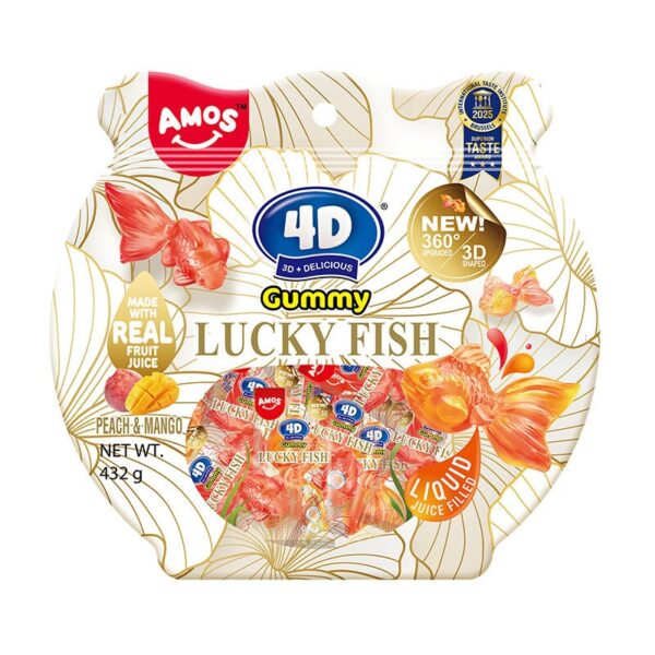 makro-snack-2499 เอมอส โฟร์ดี กัมมี่ลัคกี้ฟิช 432 ก.