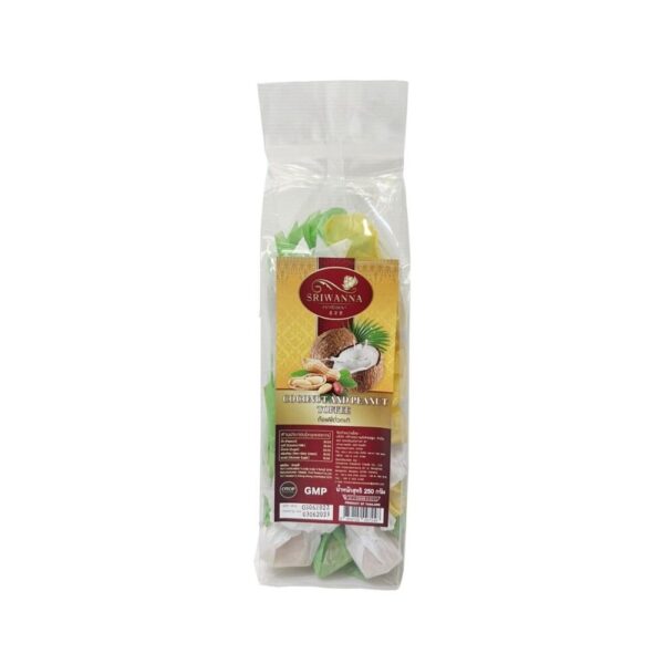 makro-snack-2503 ศรีวรรณา ทอฟฟี่รสถั่วกะทิ 250 กรัม (Coconut And Peanut Toffee250g)