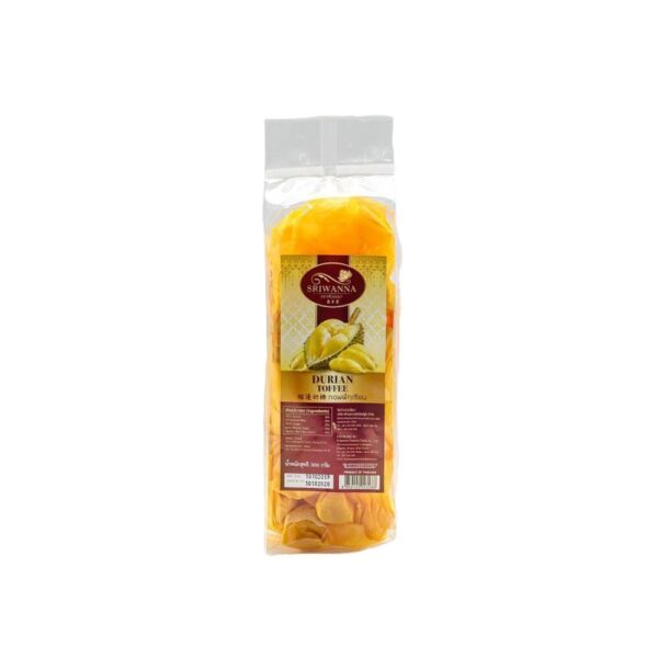 makro-snack-2504 ศรีวรรณาทอฟฟี่รสทุเรียน 250 กรัม (Durian Toffee 250 g.)