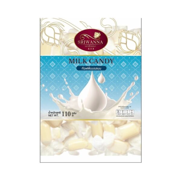 ศรีวรรณา ทอฟฟี่นมกลิ่นนม 110 กรัม  (Sriwanna Milk Candy 110 g. )