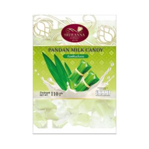 makro-snack-2512 ศรีวรรณา ทอฟฟี่นมกลิ่นใบเตย 110 กรัม (Sriwanna Pandan Flavored Milk Candy 110 g.)