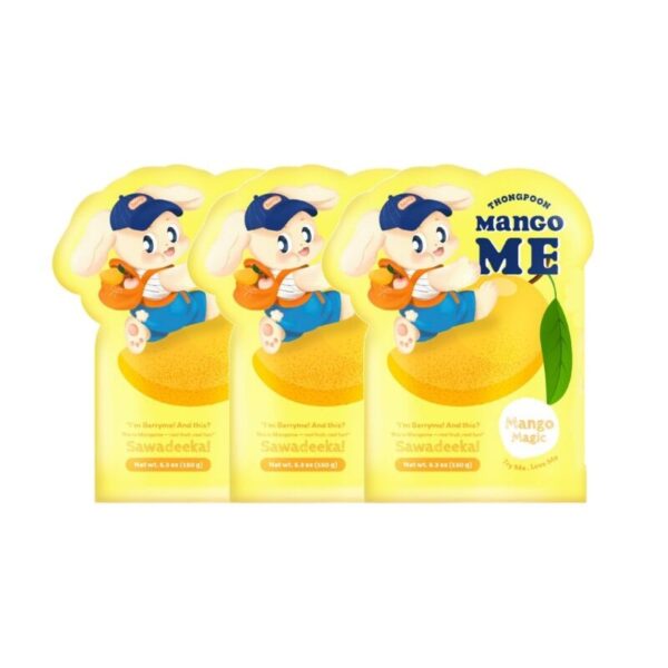 Thong Poon กัมมี่ เยลลี่ มะม่วงแท้ Berry Me Mango Gummy 150 กรัม x 3 แพ็ค