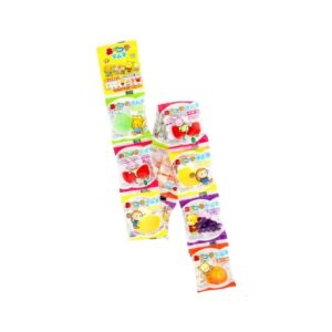 ลูกอมรามูเนะ กลิ่นผลไม้ แบบแถว Abekko Ramune 10 Bags (Abe  Brand)