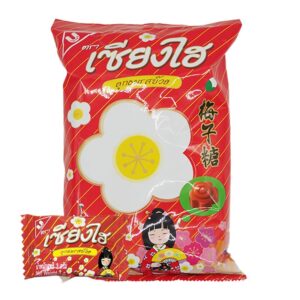 makro-snack-2543 เซียงไฮ ลูกอม รสบ๊วย แพ็ค 100 เม็ด