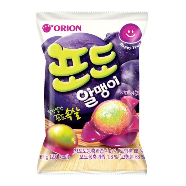 makro-snack-2556 โอริออน เยลลี่บอล รสองุ่น 67 ก.