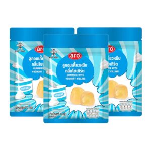 makro-snack-2559 เอโร่ กัมมี่รสโยเกิร์ต 72 ก. x 3