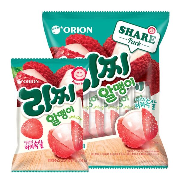makro-snack-2567 โอริออน เยลลี่บอล รสลิ้นจี่ 216 ก.