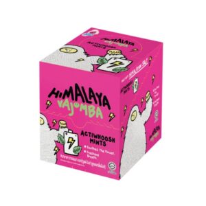 makro-snack-2583 ใหม่! HIMALAYA หิมาลายา วาจอมบา แอคทิวูสต์ ลูกอมรสมินท์ ผสมเกลือหิมาลายา กลิ่นเลม่อน 12 ซอง 1 กล่อง