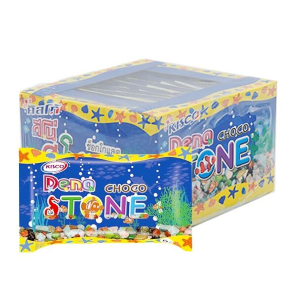 makro-snack-2597 คิสโก้ ดีโน่ ช็อกโกสโตน 18 ก. 12 ชิ้น