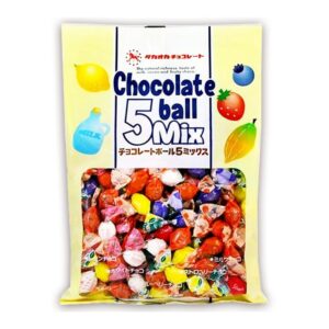 makro-snack-2613 ช็อกโกแลตรวม 5 รสชาติ Chocolate Ball 5 Mix (Takaoka Brand)