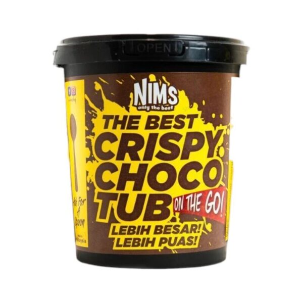 makro-snack-2615 NIMS Crispy Choco Tube ข้าวสาลีอบกรอบเคลือบช็อกโกแลต 250 กรัม (โกโก้ไรส์)