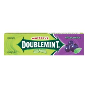 makro-snack-2659 Doublemint หมากฝรั่งดับเบิ้ลมิ้นต์ รสบลูเบอร์รี่มินต์ 13.5 กรัม