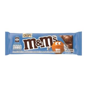 M&M'S Crispy เอ็มแอนด์เอ็ม คริสปี้ ช็อกโกแลตบาร์สอดไส้ข้าวพอง 44 กรัม