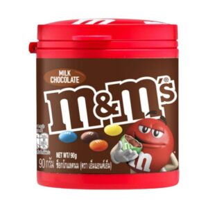 M&M'S Milk เอ็มแอนด์เอ็ม ช็อกโกแลตนม กระป๋องใหญ่ 90 กรัม