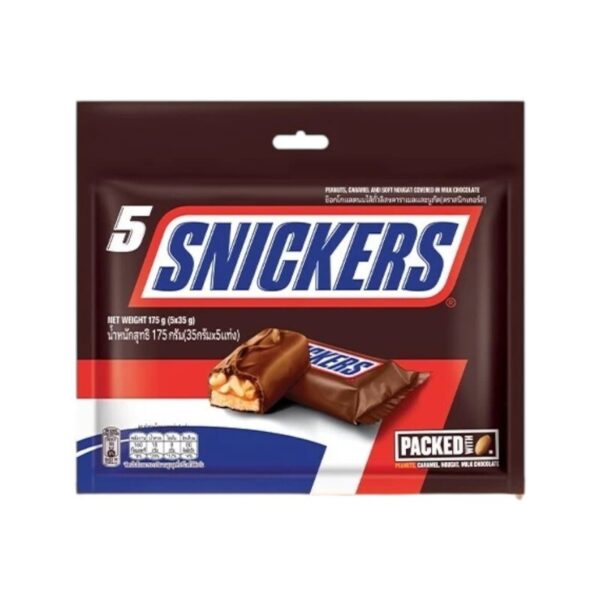 [แพ็ก 3 ชิ้น] Snickers สนิกเกอร์สรสออริจินัล 240 กรัม x3