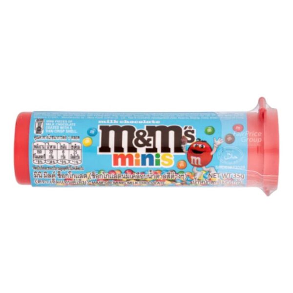 [แพ็ก 3 ชิ้น] M&M'S Mini Tube เอ็มแอนด์เอ็ม มินิทูป 35 กรัม X3