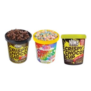 makro-snack-2693 (2 เเถม 1) Nims 250 กรัม 2 กระปุก เเถม Nims 60 กรัม ขนมโกโก้ครันซ์ ช็อคโกแลตเข้มข้ม คริสปี้ช็อก ขนมนําเข้า 250gครัน+เรนโบ1+60g1