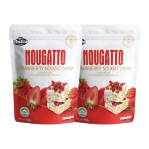 [3 รสชาติ] (300 กรัม) Nezline Nougatto Nougat Crisp นูกัตโตะ ขนมนูกัต มาเคียโต้ 3 รสชาติ ช็อกโกแลต สตรอเบอร์รี่ บลูเบอร์ สตอ 150g(2 ห่อ)