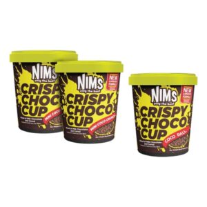 makro-snack-2695 (โปรสุดคุ้ม 2 เเถม 1) Nims Crispy Choco Tube ขนาด 60 กรัม โกโก้ครั้นซ์ ขนมข้าวพองเคลือบช็อกโกแลตแท้ เข้มข้น หลายรสชาติ ครั้นช์ 2 + บอล 1