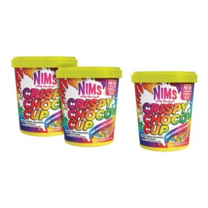 makro-snack-2696 (2 เเถม 1) Nims Crispy Choco Tube ขนาด 60 กรัม โกโก้ครั้นซ์ ขนมข้าวพองเคลือบช็อกโกแลตแท้ เรนโบว์ 3