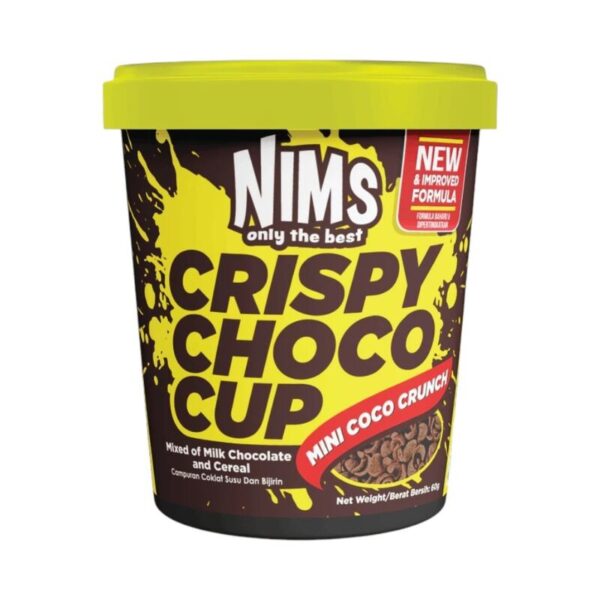 makro-snack-2699 NIMS Crispy Choco Tube ข้าวสาลีอบกรอบเคลือบช็อกโกแลต ตรานิมส์ 60 และ 140 กรัม 5 รสชาติ โกโก้บอล (60 กรัม)