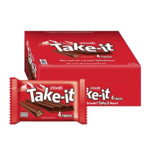 makro-snack-2719 เดลฟี่ เทคอิท มิลค์ ช็อกโกแลต 35 ก. x 10