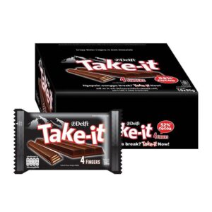 makro-snack-2721 เดลฟี่ เทคอิท ดาร์ก ช็อคโกแลต 35 ก. x 10