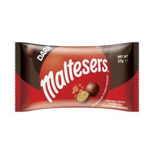makro-snack-2741 Maltesers Dark Chocolate มอลทีเซอร์ขนมรสดาร์คช็อกโกแลตสอดไส้รสมอลต์ แบบซอง 37 กรัม*มีให้เลือกหลายแพ็กไซซ์