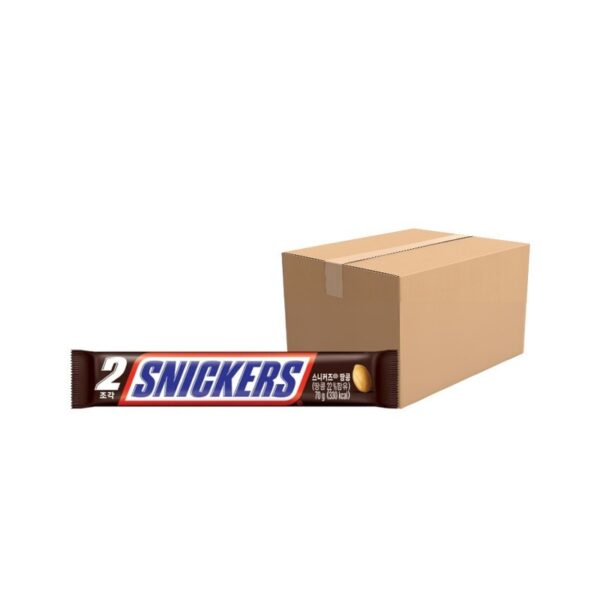 [แพ็ก 24 ชิ้น] Snickers สนิกเกอร์สรสออริจินัล 35 กรัม 24ชิ้น