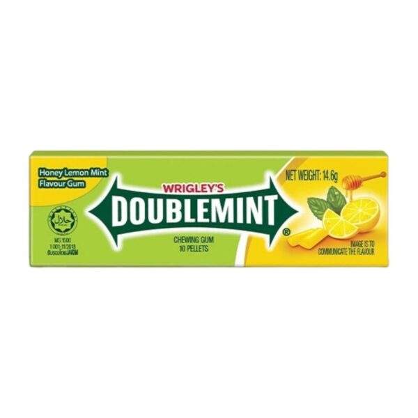 Doublemint หมากฝรั่งเม็ดดับเบิ้ลมิ้นต์ กลิ่นฮันนี่เลมอน 14.6 กรัม