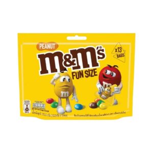 [แพ็ก 2 ชิ้น] M&M'S Peanut เอ็มแอนด์เอ็ม พีนัท ช็อกโกแลตนมสอดไส้ถั่วลิสง ฟันไซส์ 175.5 กรัม x2