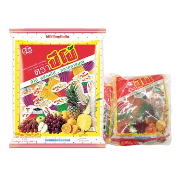 ปีโป้ เยลลี่รวมรสผลไม้ 25 ชิ้น x 4