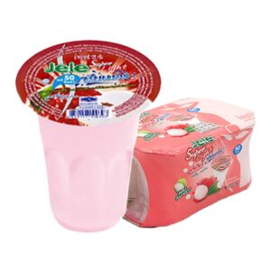 makro-snack-2765 เจเล่ ไลท์ ซัมเมอร์ ลิ้นจี่ 125 มล. x 6