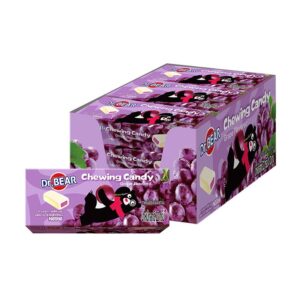 makro-snack-2769 ดร.แบร์ ลูกอมเคี้ยวนุ่ม กลิ่นองุ่น 22 ก. x 12