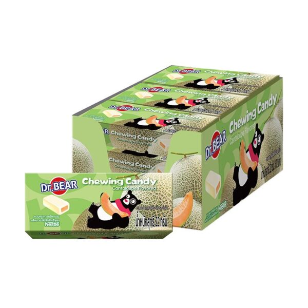 makro-snack-2771 ดร.แบร์ ลูกอมเคี้ยวนุ่ม กลิ่นแคนตาลูป 22 ก. x 12