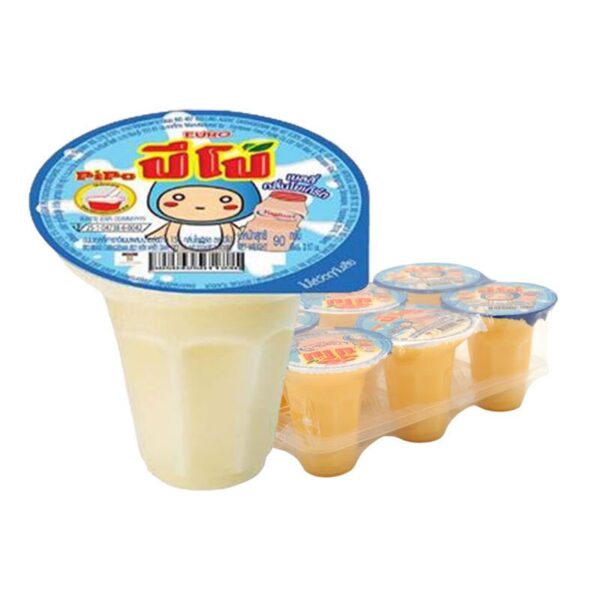 makro-snack-2774 ปีโป้ ขนมเยลลี่คาราจีแนน รสโยเกิร์ต 90 ก. x 6