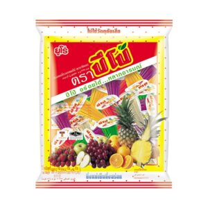 makro-snack-2793 ปีโป้ เยลลี่รวมรสผลไม้ 25 ชิ้น x 12
