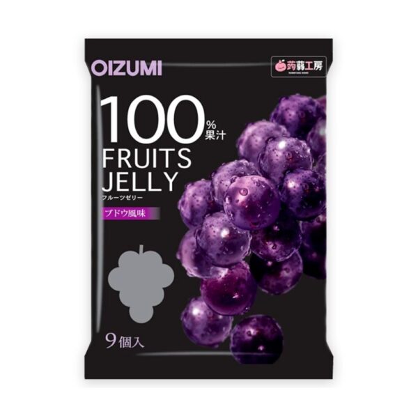 เจลลี่ผลไม้ กลิ่นองุ่น  Bussan Fruits Jelly Grape (Shimonita Brand)