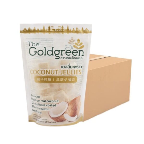 [ยกลัง 40] The Goldgreen - เยลลี่มะพร้าว COCONUT JELLIES 200 กรัม
