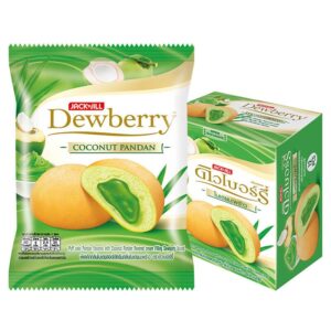 makro-snack-2863 ดิวเบอร์รี่ เค้กใบเตยมะพร้าว 15 ก. 12 ชิ้น