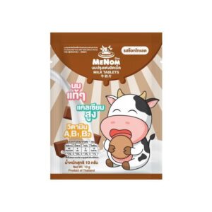 makro-snack-2886 มีนม นมปรุงแต่งอัดเม็ด รสช็อกโกแลต 10 ก. x 24