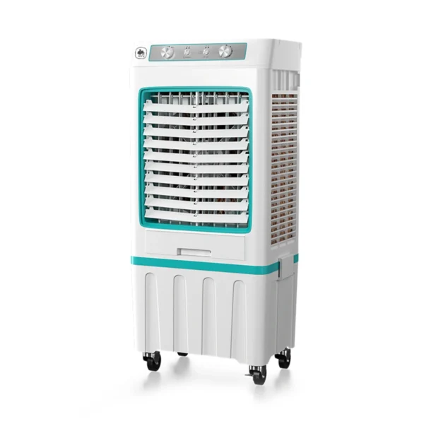 air-conditioner-0044 CAMEL พัดลมไอเย็น 60L/80L ปรับแรงลม 3 ระดับ เย็นเร็ว ประหยัดไฟ ถังน้ําถอดล้างได้ เคลื่อนย้ายสะดวก 60L-สีน้ําเงิน