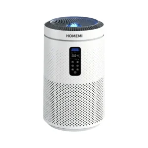 air-purifier-0084 Homemi Air Purifier UV No Air Circulation Fan (Pro Model) เครื่องฟอกอากาศ UV พร้อมไฟ Ambient Light ปรับได้หลากหลายสี รุ่น Pro